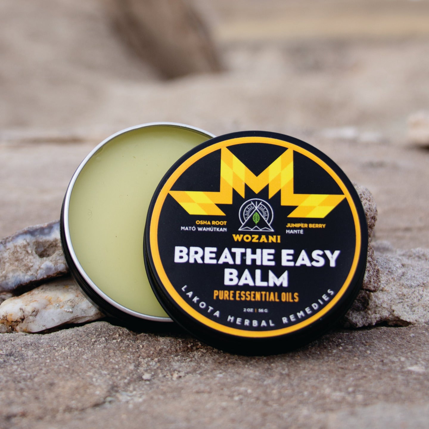 Wozani Lakota Breathe Easy Balm for clearing congestion