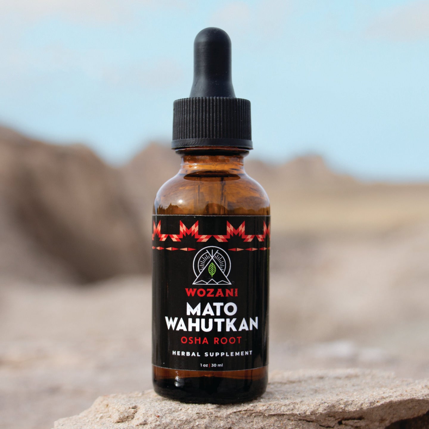Wozani's alcohol-free herbal tincture with osha root for respiratory and natural anti-viral support
