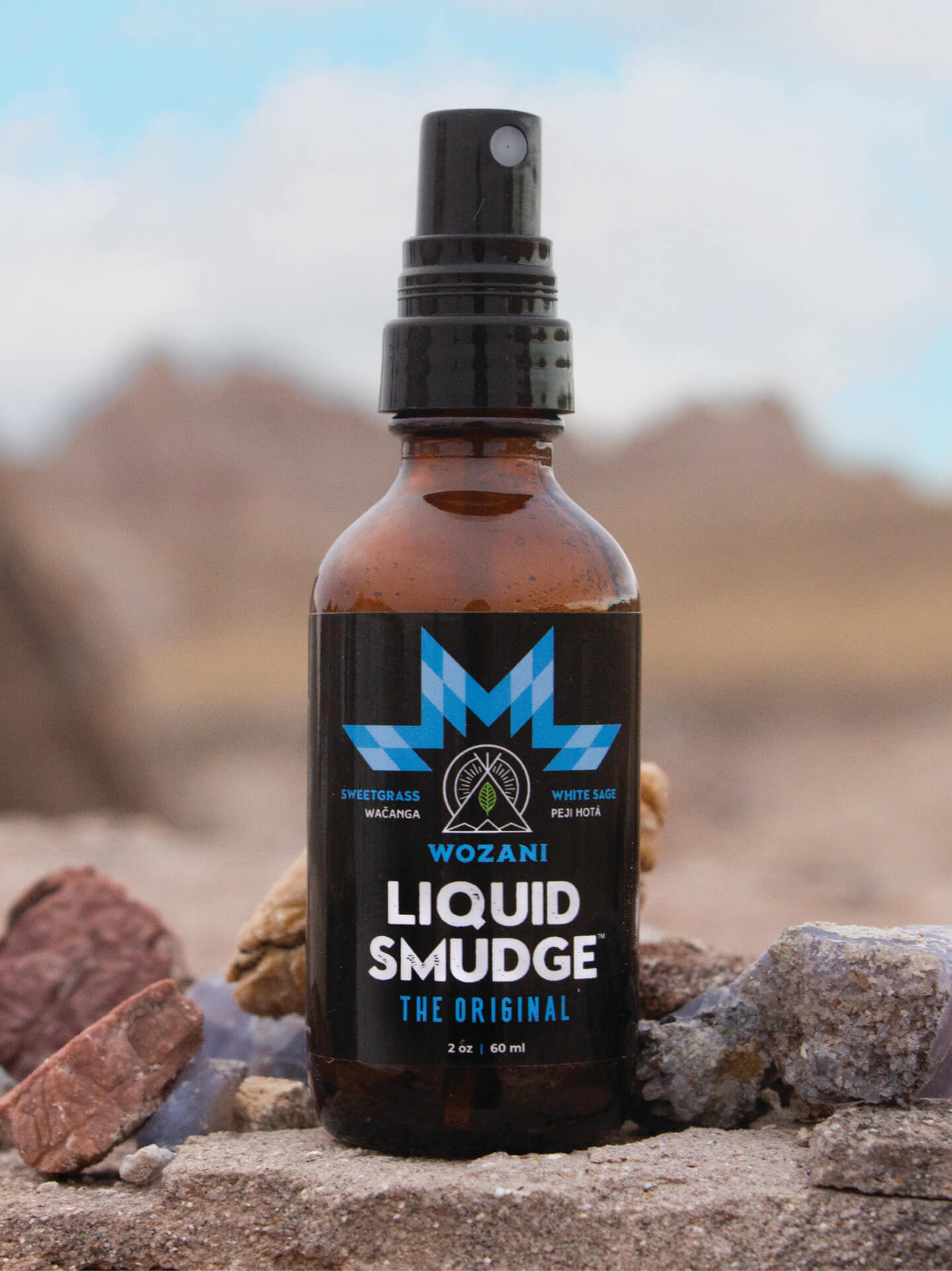 Original Liquid Smudge | Lakota Smoke-Free Spray Wozani Native Botanicals Original Liquid Smudge | Lakota Smoke-Free Spray Wozani Native Botanicals