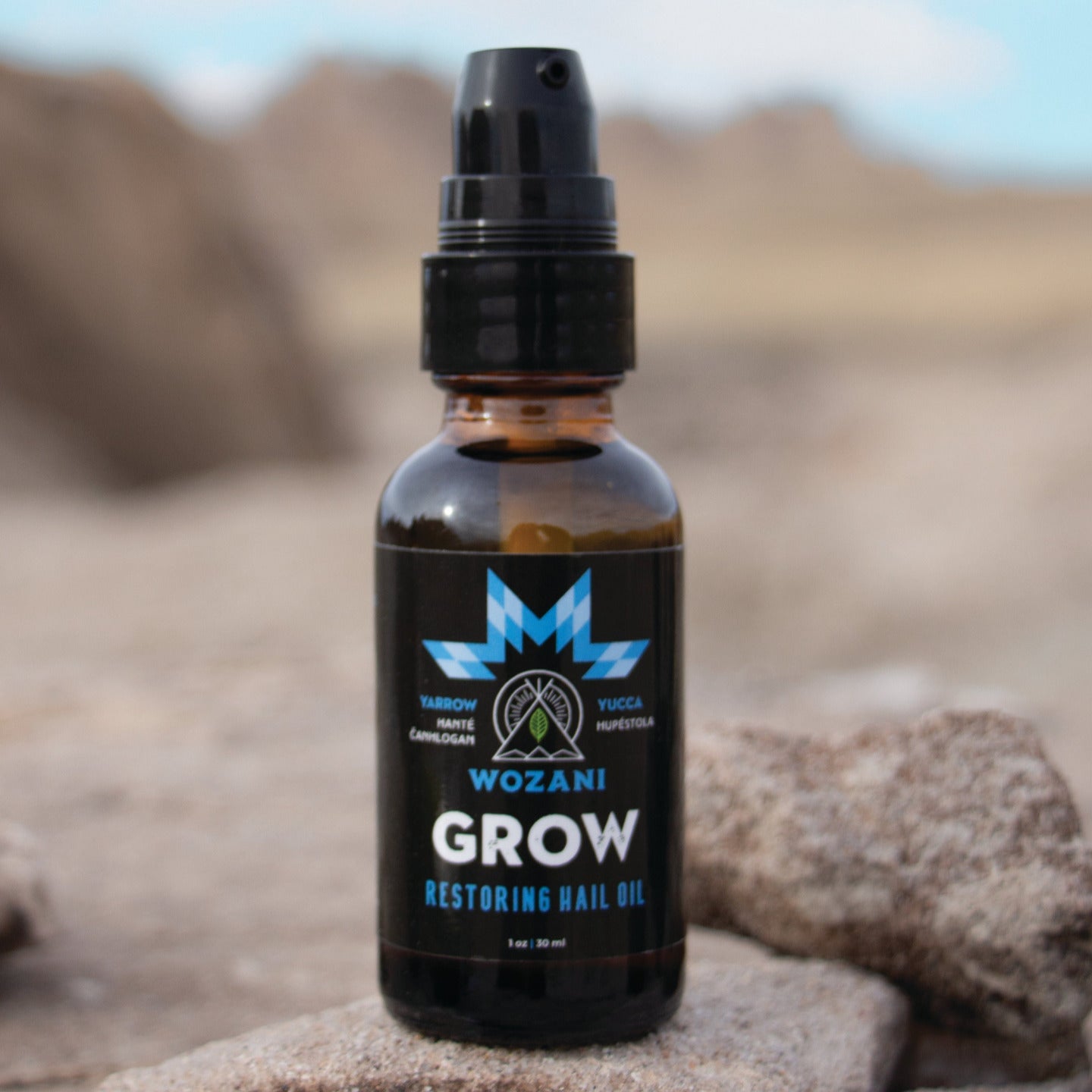 Restoring natural hair oil made with yucca root for hair health and promoting growth