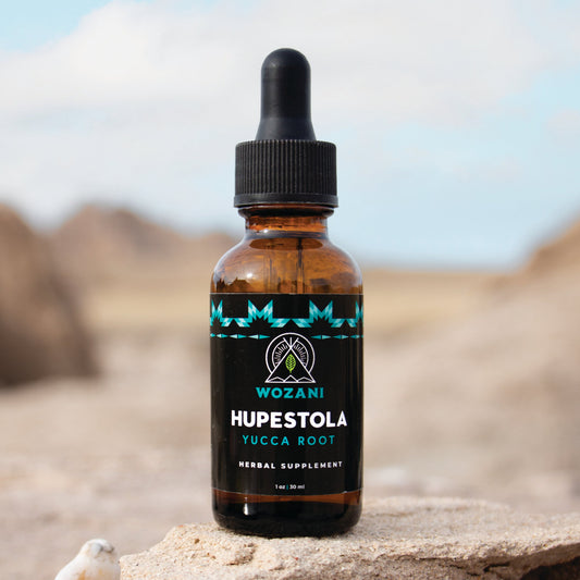 Wozani's alcohol-free herbal tincture with yucca root for natural pain and inflammation support